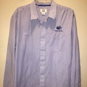 Cutter & Buck Light Blue Penn State Button-Down Shirt